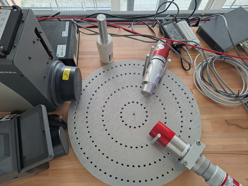 Foto des Gamma-Spektrometriemessplatzes, der für ihre eigenen Messungen nach vorheriger Registrierung genutzt werden kann.